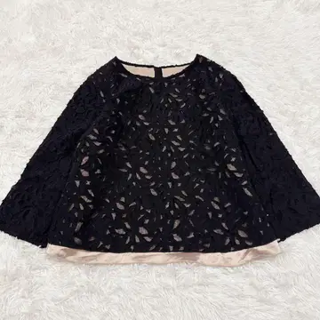 뉴요커 올 패턴 레이어드 스타일 블라우스 상의