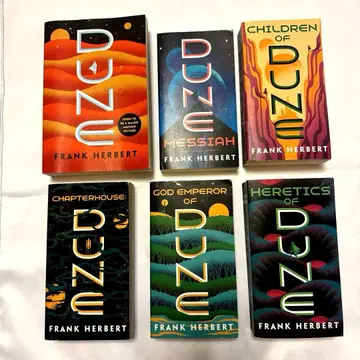 DUNE FRANK HERBERT 외국도서 사구 혹성 영문판 6권 세트