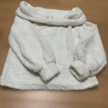 화이트 튜닉 긴팔 라메 3L 모코모코