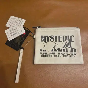 HYSTERIC GLAMOUR 화이트 파우치