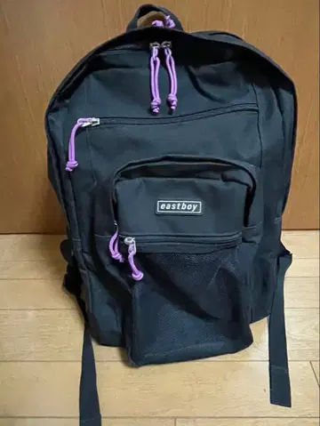 이스트 보이 블랙 퍼플 백팩