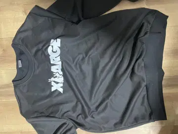 X-CHARGE 로고 블랙 트레이닝복