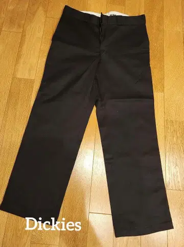 Dickies 874 오리지널 핏 블랙 워크 팬츠