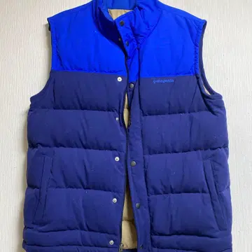 patagonia 다운 베스트 M 사이즈 파랑/네이비