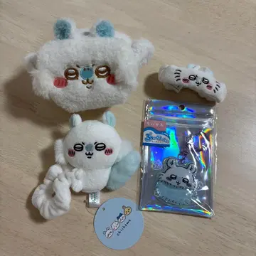 치이카와 모몽가  키링 봉제 인형 스크런치