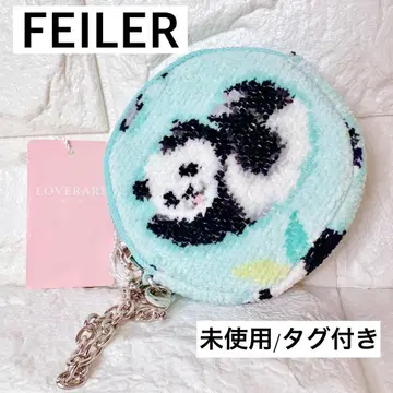 택 포함 [ 미사용 ] 페이러 FEILER 콜로콜로 팬더 서클 파우치