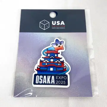 새상품 오사카 간사이 만박 미국관 USA 한정판 스파크 오사카 성 마그넷