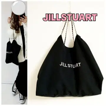 WEB 한정품 JILL STUAR 체인 토트백 블랙 완판템