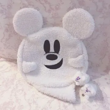 즉시 대응 ok 디즈니 할로윈 유령 복슬복슬 고스트 베레모