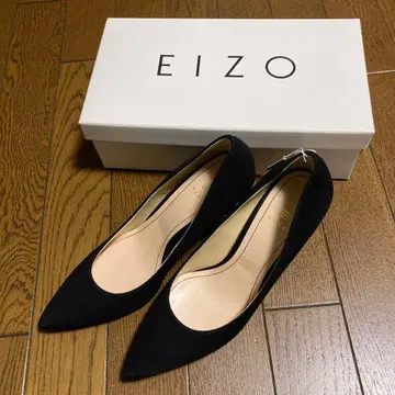 EIZO 스웨이드 펌프스 23cm 일본제