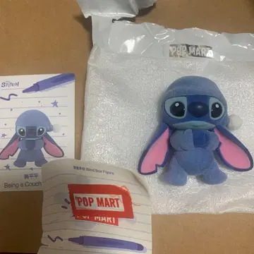 POP MART 디즈니 스티치 리틀 에모션즈 파자마