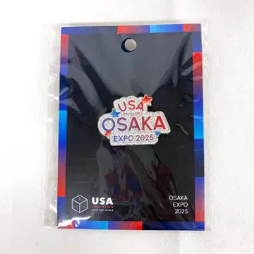새상품 오사카 간사이 만박 미국관 USA 한정판 반짝이는 핀 배지 핀즈