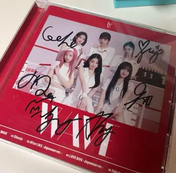 IVE 친필 사인 CD