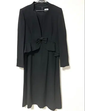 Yukiko Kimijima 블랙 포멀 원피스 수트 13호