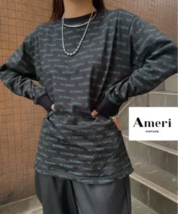 인기! [ Ameri ] NO NORMAL STRIPE TEE 블랙