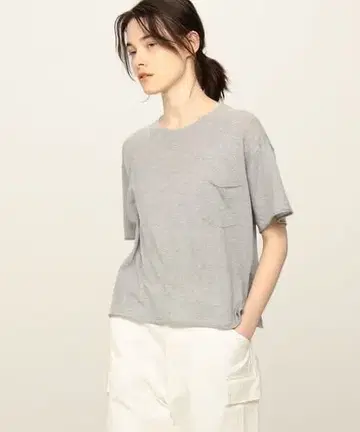 갤러리 바이 코튼 캐시미어 실크 크루넥 풀오버