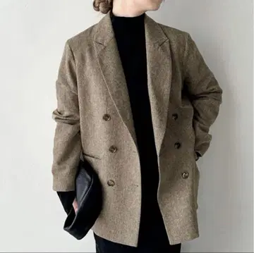 셀렉 모카 by son 트위드 더블 자켓