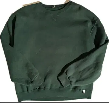 90s 러셀 무지 맨투맨 그린