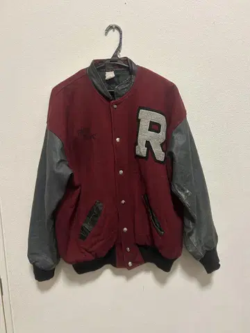 NORTH SHORE DESIGNS 바시티 자켓 버건디