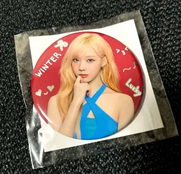 [ 미사용 새상품 ] aespa 윈터 랜덤 토이 캔 배지 2024