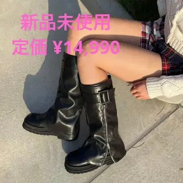 미사용 새상품 HTH cover zip boots