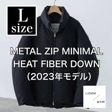 WYM 다운 블루종 다운 자켓 코트 블랙