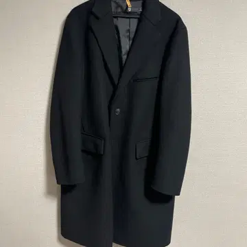 +J 울 체스터 코트 질 샌더 블랙