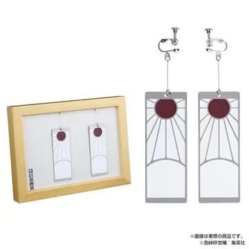 귀멸의 칼날 원화전 카마도 탄지로 귀걸이 액자Ver.