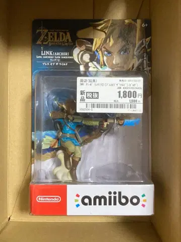 [ 새상품 미개봉 ] amiibo 링크(활) 브레스 오브 더 와일드