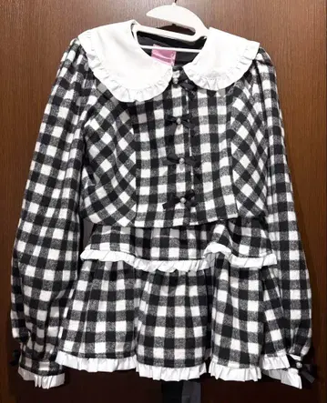 Honey Cinnamon 허니시나몬 펄 리본 깅엄 셋업