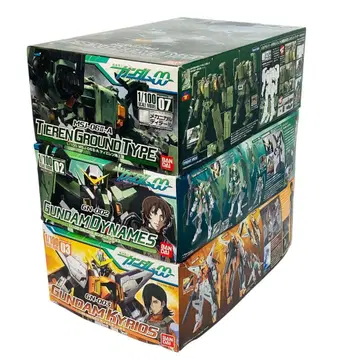 1/100 건담 프라모델 3체 세트 티에렌 듀나메스 큐리오스