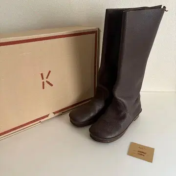 KOOS LUCAS 롱 부츠 다크 브라운 37