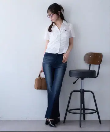데님 플레어 팬츠