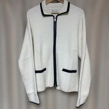 ZARA 집업 니트 가디건 M