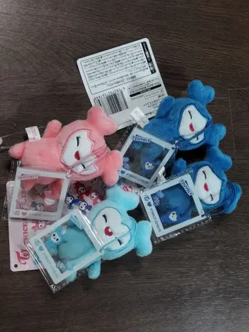 트와이스 TWICE LOVELY 봉제 인형 4개 세트