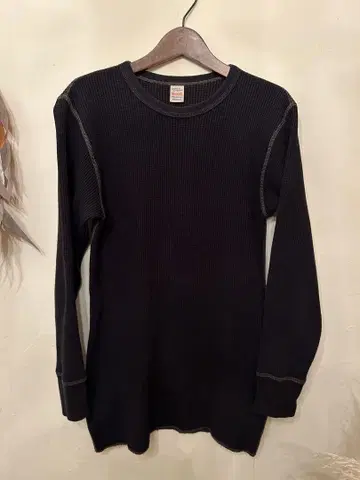 REAL McCOY'S 리얼 맥코이 써멀 롱 T셔츠 M 블랙