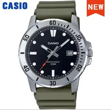 CASIO 쿼츠 손목시계 블랙/그린