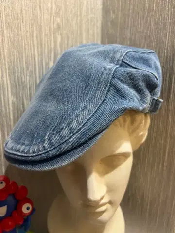 데님 헌팅캡 100% 코튼