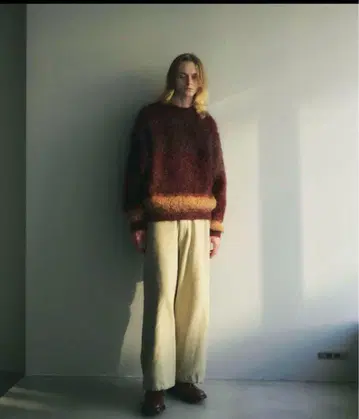 yoke for Graphpaper BORDER CREWNECK