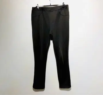 따뜻한 심플 팬츠 블랙