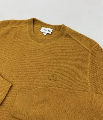 LACOSTE 라코스테 머스타드 니트