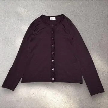 해롯 울 x 실크 x 캐시미어 니트 가디건