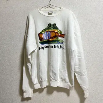 VINTAGE Budweiser 개구리 SANTEE USA 맨투맨
