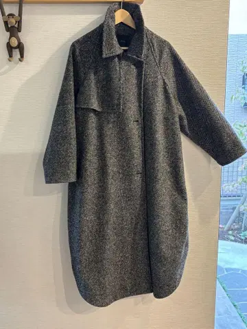 Spick & Span 그레이 롱 코트
