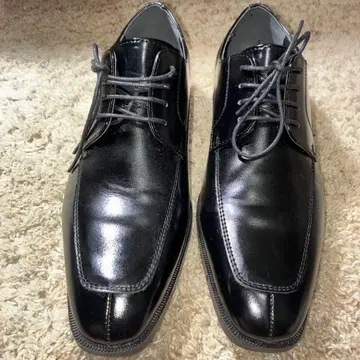 새상품급 RESPECTNERO 블랙 비즈니스 슈즈 25.5cm