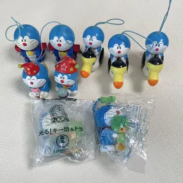 도라에몽 영화 특전 피규어 스트랩 9개 세트