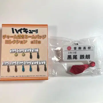하이큐 참 포함 네임 배지 컬렉션 쿠로오 테츠로