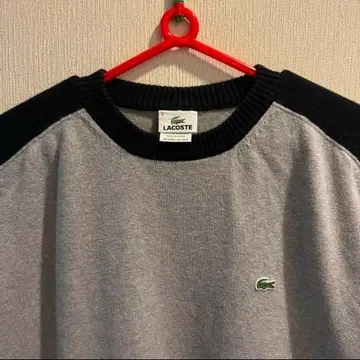 90's French LACOSTE 래글런 스웨터