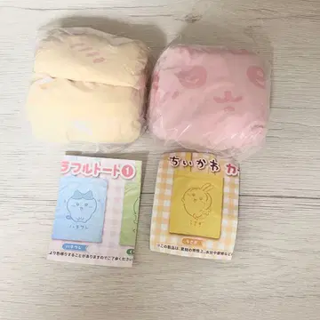 치이카와(먼작귀) 컬러풀 토트백 2개 세트