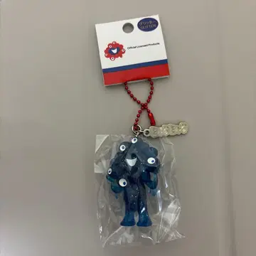 오사카 간사이 만박 미야쿠미야쿠 입체 PVC 키링 글리터 블루